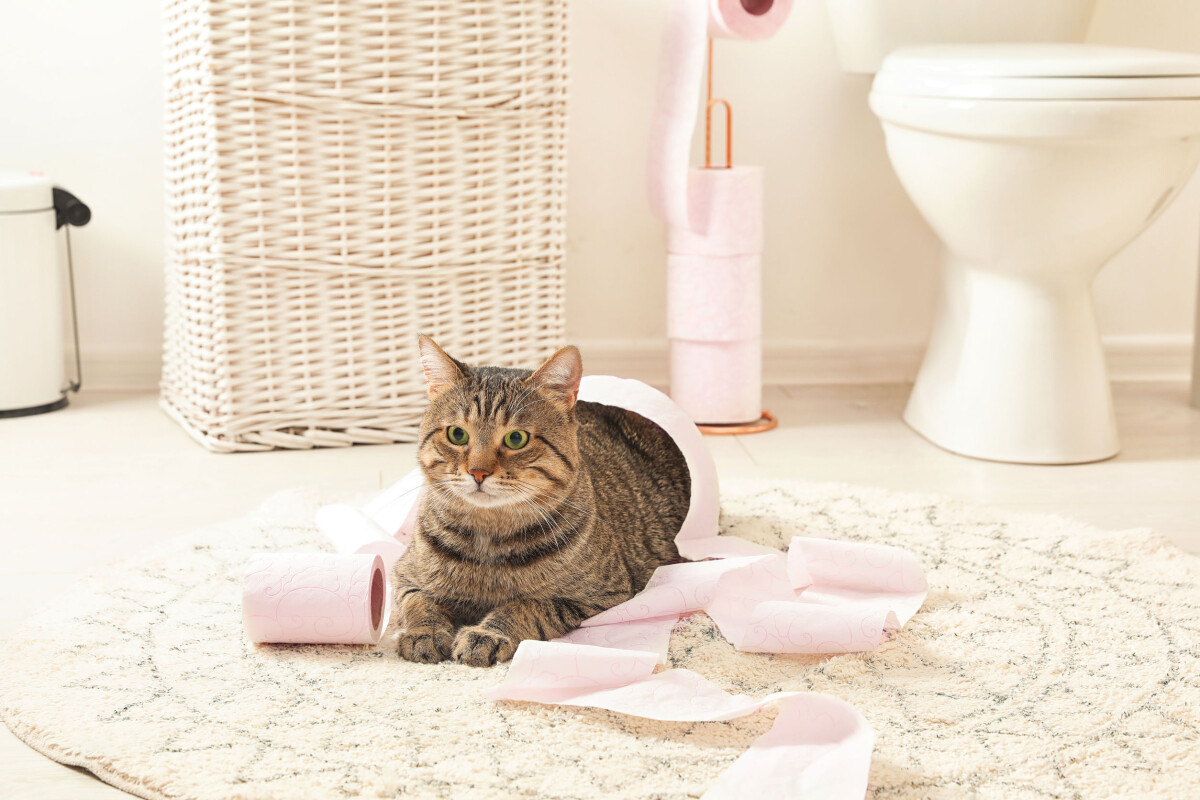Aménager le coin toilettes de votre chat
