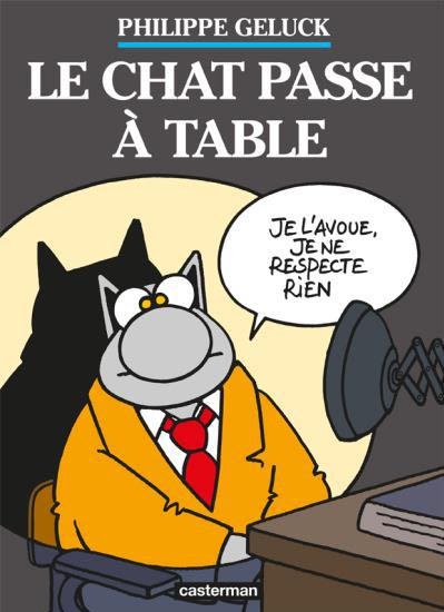 Le Chat de Philippe Geluck passe à table
