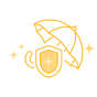 Icon Umbrella Yellow